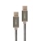 Conven 1.2m Type-C to Type-C Charging Cable - Grey